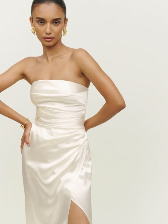 Reformation Barrow Silk Dress - Picture 4 of 8